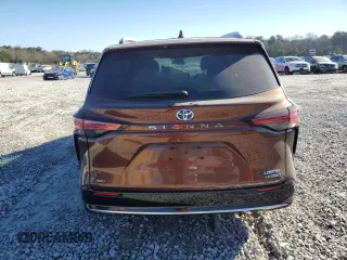 2021 Toyota Sienna Limited with VIN 5TDZSKFC2MS029694, listed as a Copart auction lot 86197064 with 27,881 mi miles and Salvage Title. Bid and sale history available at DreamBid. Image 6.