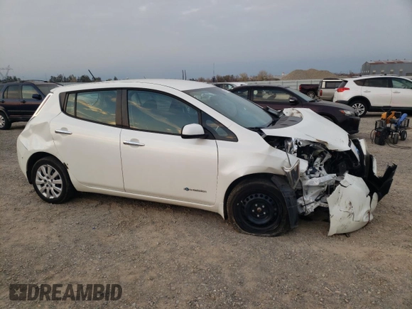 2015 Nissan LEAF SV with VIN 1N4AZ0CPXFC334469, listed as a Copart auction lot 69152122 with 26,547 mi miles. Bid and sale history available at carsss.com. Image 4.
