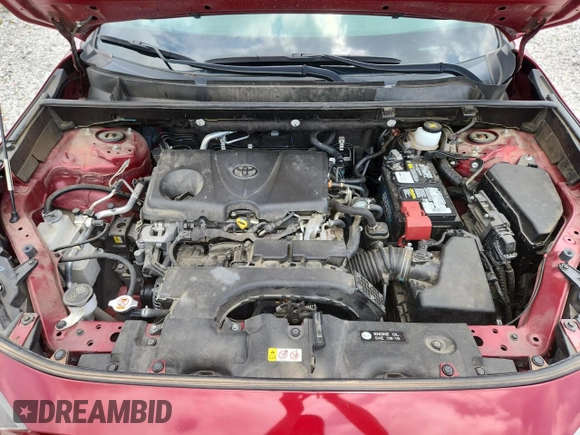 2019 Toyota RAV4 LE with VIN JTMF1RFVXKJ022826, listed as a Copart auction lot 60223225 with 54,180 mi miles and Salvage title. Bid and sale history available at DreamBid. Image 12.