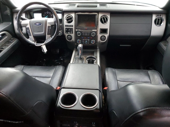 2015 Ford Expedition EL Limited with VIN 1FMJK2AT1FEF44694, listed as a Copart auction lot 46058745 with 121,707 mi miles and Salvage Title. Bid and sale history available at carsss.com. Image 8.