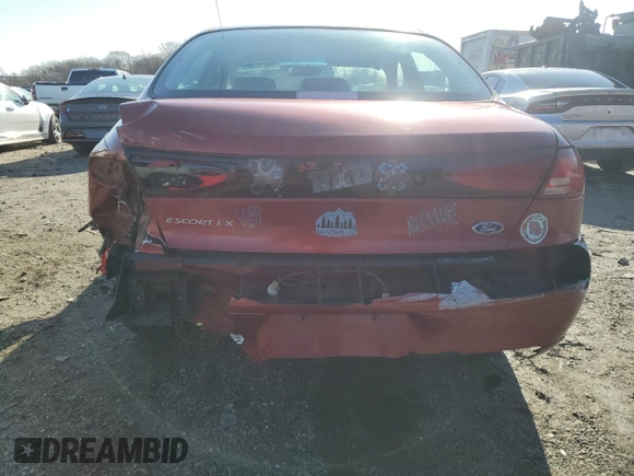 1999 Ford Escort LX with VIN 1FAFP10P3XW218939, listed as a Copart auction lot 44034365 with 178,811 mi miles and Salvage title. Bid and sale history available at DreamBid. Image 6.