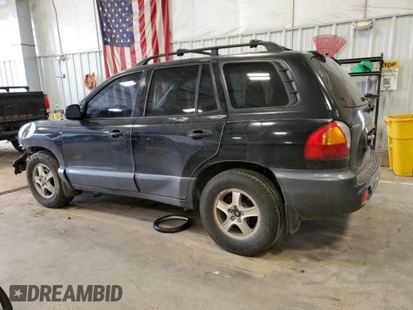 2003 Hyundai Santa Fe GLS with VIN KM8SC13D83U566100, listed as a Copart auction lot 47193955 with 166,060 mi miles and Non Repairable. Bid and sale history available at carsss.com. Image 2.