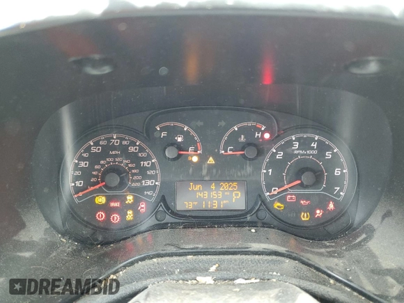 2016 Ram ProMaster City Cargo Tradesman with VIN ZFBERFAT7G6B28384, listed as a Copart auction lot 57976675 with 143,153 mi miles and Salvage title. Bid and sale history available at DreamBid. Image 9.