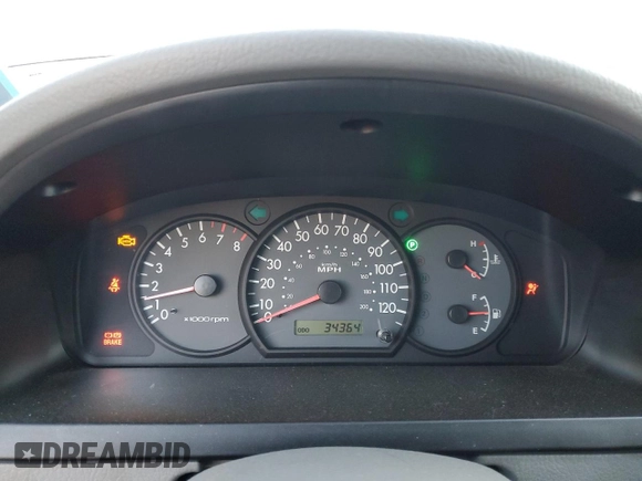 2003 Kia Rio with VIN KNADC165836134738, listed as a Copart auction lot 87366624 with 34,364 mi miles and Clean Title. Bid and sale history available at carsss.com. Image 9.