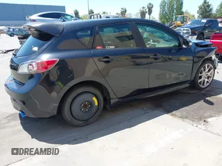 2013 Mazda 3 Mazdaspeed3 Touring with VIN JM1BL1L42D1827986, listed as a IAAI auction lot 42143327 with 186,436 mi miles and . Bid and sale history available at DreamBid. Image 4.