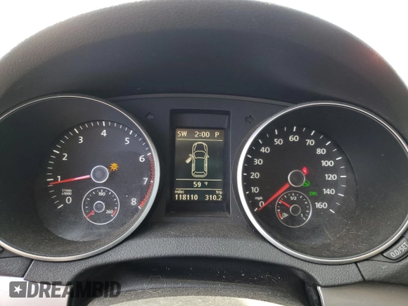 2012 Volkswagen Golf z VIN WVWDB7AJ1CW196852, wystawiony jako Copart lot #48772135 z przebiegiem 118 110 mil mil oraz Szkoda całkowita • Salvage title. Historia ofert i sprzedaży dostępna na DreamBid. Obrazek 9.