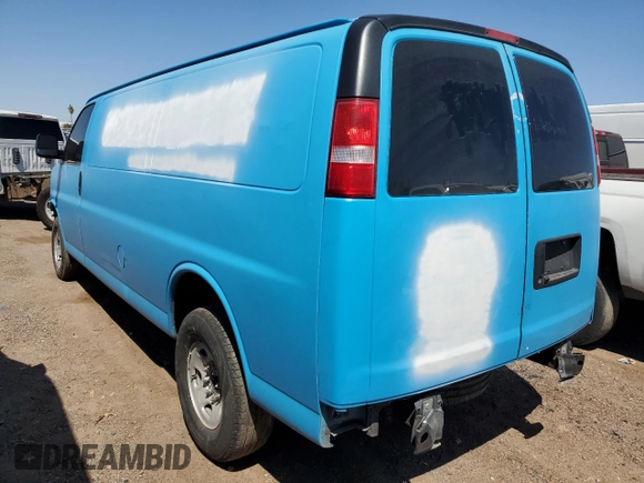 2021 Chevrolet Express Cargo with VIN 1GCWGBFPXM1187527, listed as a Copart auction lot 53276015 with 81,429 mi miles and Salvage title. Bid and sale history available at DreamBid. Image 2.
