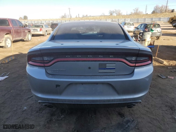 2016 Dodge Charger Police with VIN 2C3CDXKT6GH165644, listed as a Copart auction lot 43661975 with 89,549 mi miles and Salvage Title. Bid and sale history available at carsss.com. Image 6.