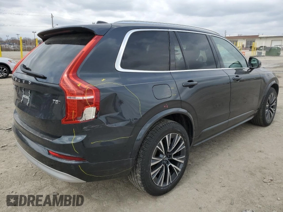 2022 Volvo XC90 Momentum with VIN YV4102PK7N1840816, listed as a Copart auction lot 50353515 with 36,558 mi miles and Salvage Title. Bid and sale history available at carsss.com. Image 3.
