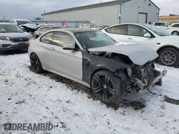 2019 BMW M2 Competition with VIN WBS2U7C52KVB08991, listed as a Copart auction lot 88161215 with 14,843 mi miles and Salvage Title. Bid and sale history available at carsss.com. Image 4.