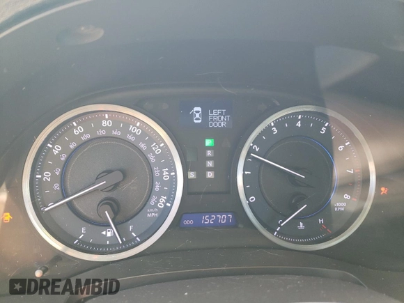 2012 Lexus IS 250 with VIN JTHCF5C21C5057688, listed as a Copart auction lot 49418215 with 152,707 mi miles and Non Repairable. Bid and sale history available at DreamBid. Image 9.