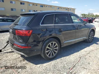 2017 Audi Q7 Premium Plus with VIN WA1LAAF74HD031710, listed as a Copart auction lot 52787805 with 57,298 mi miles and Salvage Title. Bid and sale history available at DreamBid. Image 3.