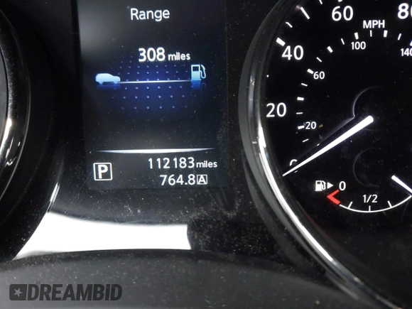 2016 Nissan Rogue SV with VIN KNMAT2MT8GP701527, listed as a IAAI auction lot 41685667 with 112,183 mi miles. Bid and sale history available at carsss.com. Image 14.