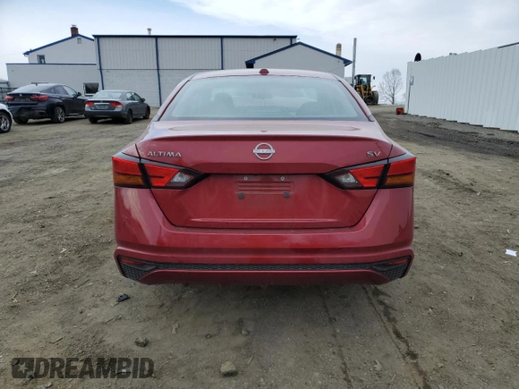2024 Nissan Altima 2.5 SV with VIN 1N4BL4DV5RN358326, listed as a Copart auction lot 45193895 with 17,883 mi miles and Salvage Title. Bid and sale history available at carsss.com. Image 6.