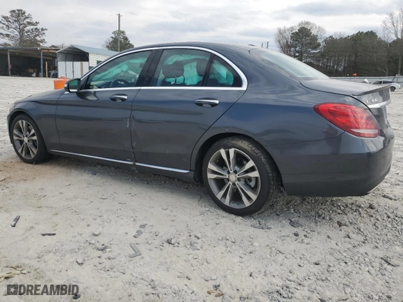 2015 Mercedes-Benz C-Class C 300 with VIN 55SWF4JB5FU049025, listed as a Copart auction lot 47195235 with 188,564 mi miles and Salvage Title. Bid and sale history available at carsss.com. Image 2.