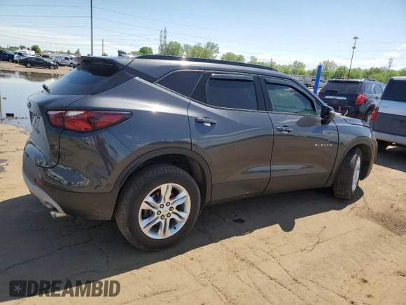 2021 Chevrolet Blazer LT z VIN 3GNKBCRS2MS528623, wystawiony jako Copart lot #56753585 z przebiegiem 36 957 mil mil oraz Nie do naprawy • Non repairable. Historia ofert i sprzedaży dostępna na DreamBid. Obrazek 3.