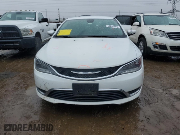 2015 Chrysler 200 Limited with VIN 1C3CCCAB0FN547730, listed as a Copart auction lot 48246985 with 107,458 mi miles and Salvage Title. Bid and sale history available at carsss.com. Image 5.