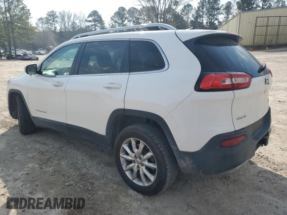 2016 Jeep Cherokee Limited with VIN 1C4PJMDS7GW254214, listed as a Copart auction lot 46733055 with 130,117 mi miles and Salvage Title. Bid and sale history available at DreamBid. Image 2.