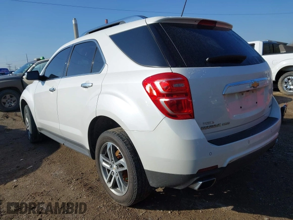 2017 Chevrolet Equinox Premier with VIN 2GNFLGE3XH6301818, listed as a IAAI auction lot 41999617 with 75,299 mi miles. Bid and sale history available at carsss.com. Image 3.