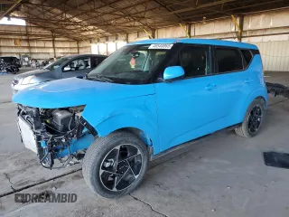 2024 Kia Soul EX with VIN KNDJ33AUXR7231426, listed as a Copart auction lot 46540865 with 18,781 mi miles and Salvage Title. Bid and sale history available at carsss.com. Image 1.