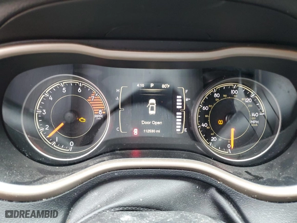 2016 Jeep Cherokee Sport with VIN 1C4PJMAS2GW263357, listed as a Copart auction lot 71095904 with 112,530 mi miles and Salvage Title. Bid and sale history available at carsss.com. Image 9.