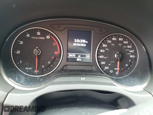 2019 Audi A3 Sedan Premium with VIN WAUBEGFF5K1029101, listed as a Copart auction lot 73255204 with 39,476 mi miles and Clean Title. Bid and sale history available at carsss.com. Image 9.