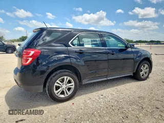 2017 Chevrolet Equinox LS z VIN 2GNALBEK0H1553515, wystawiony jako Copart lot #61237195 z przebiegiem 80 562 mil mil oraz Czysty tytuł • Clean title. Historia ofert i sprzedaży dostępna na DreamBid. Obrazek 3.