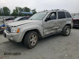 2007 Jeep Grand Cherokee Limited with VIN 1J8HR58257C610344, listed as a Copart auction lot 59668395 with 123,892 mi miles and Salvage title. Bid and sale history available at DreamBid. Image 1.
