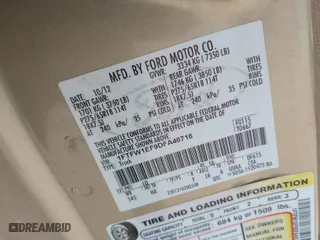 2013 Ford F-150 XL with VIN 1FTFW1EF9DFA46716, listed as a IAAI auction lot 41715450 with 182,788 mi miles. Bid and sale history available at carsss.com. Image 9.