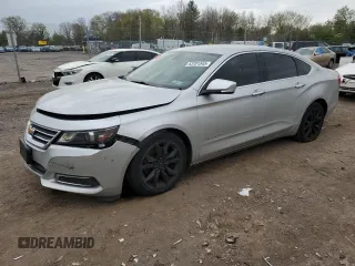 2016 Chevrolet Impala LT with VIN 2G1115S37G9124457, listed as a Copart auction lot 53781545 with 163,938 mi miles and Salvage Title. Bid and sale history available at DreamBid. Image 1.