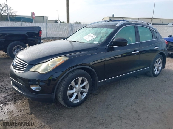 2009 Infiniti EX35 Journey with VIN JNKAJ09E39M900864, listed as a IAAI auction lot 41457632 with 185,338 mi miles. Bid and sale history available at carsss.com. Image 17.