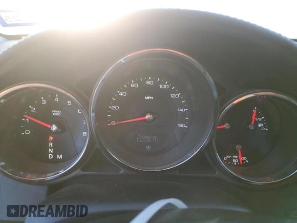 2012 Cadillac CTS Premium with VIN 1G6DP5E38C0119855, listed as a Copart auction lot 56647135 with 162,192 mi miles and Salvage title. Bid and sale history available at DreamBid. Image 9.