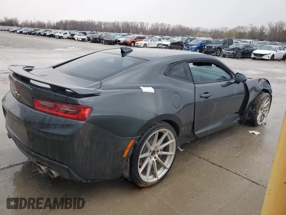 2016 Chevrolet Camaro 2SS with VIN 1G1FH1R78G0192988, listed as a Copart auction lot 44392245 with 19,319 mi miles and Salvage title. Bid and sale history available at DreamBid. Image 3.