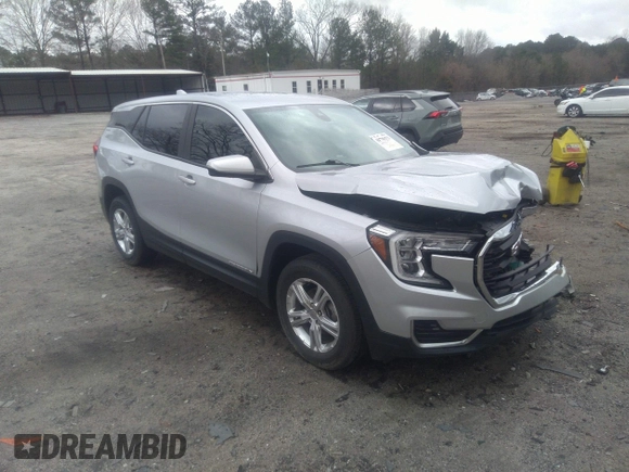 2022 GMC Terrain SLE with VIN 3GKALTEV9NL148423, listed as a IAAI auction lot 41731672 with 133,752 mi miles and . Bid and sale history available at DreamBid. Image 1.
