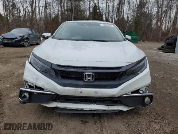 2020 Honda Civic Sedan Touring with VIN 2HGFC1F90LH105555, listed as a Copart auction lot 85862544 with 125,593 mi miles and Salvage Title. Bid and sale history available at carsss.com. Image 5.