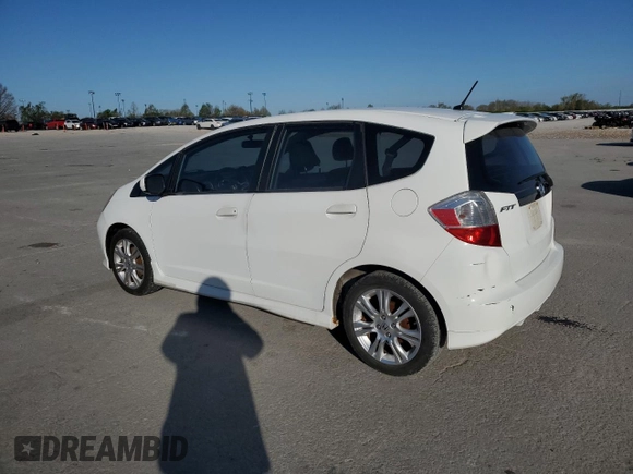 2009 Honda Fit Sport with VIN JHMGE88419C001626, listed as a Copart auction lot 52047375 with 154,585 mi miles and Salvage Title. Bid and sale history available at carsss.com. Image 2.