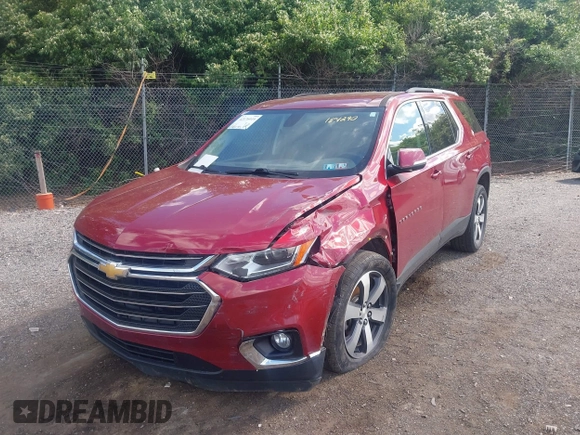 2018 Chevrolet Traverse LT z VIN 1GNEVHKW6JJ184290, wystawiony jako IAAI lot #42176919 z przebiegiem 103 835 mil mil oraz . Historia ofert i sprzedaży dostępna na DreamBid. Obrazek 17.