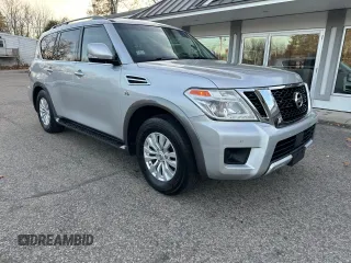 2017 Nissan Armada SL with VIN JN8AY2NC7H9511289, listed as a Copart auction lot 80690534 with 126,922 mi miles and Clean Title. Bid and sale history available at carsss.com. Image 1.