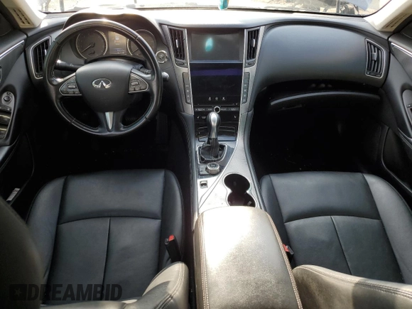 2014 Infiniti Q50 Premium with VIN JN1BV7AP3EM691249, listed as a Copart auction lot 59920285 with 168,208 mi miles and Salvage title. Bid and sale history available at DreamBid. Image 8.