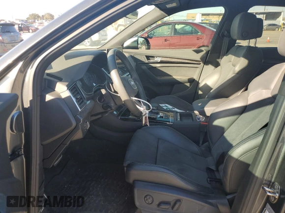 2022 Audi SQ5 Premium with VIN WA1A4AFYXN2102097, listed as a Copart auction lot 80156244 with 20,458 mi miles and Salvage Title. Bid and sale history available at DreamBid. Image 7.
