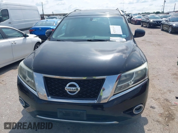 2014 Nissan Pathfinder S z VIN 5N1AR2MNXEC635952, wystawiony jako IAAI lot #42397299 z przebiegiem 159 727 mil mil oraz . Historia ofert i sprzedaży dostępna na DreamBid. Obrazek 6.