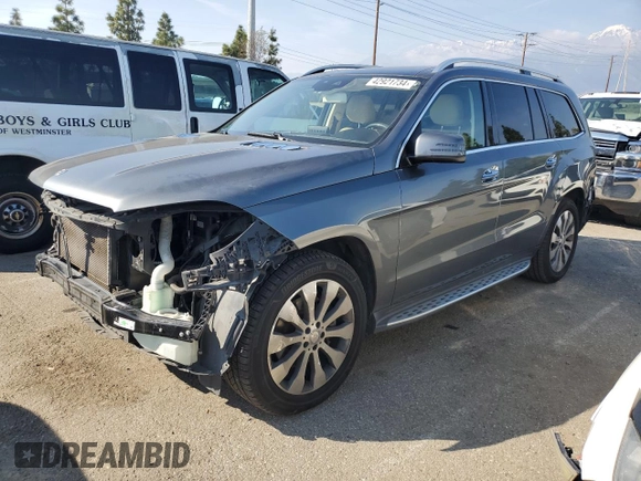 2017 Mercedes-Benz GLS 450 with VIN 4JGDF6EEXHA966316, listed as a Copart auction lot 42921734 with 79,715 mi miles and . Bid and sale history available at DreamBid. Image 1.