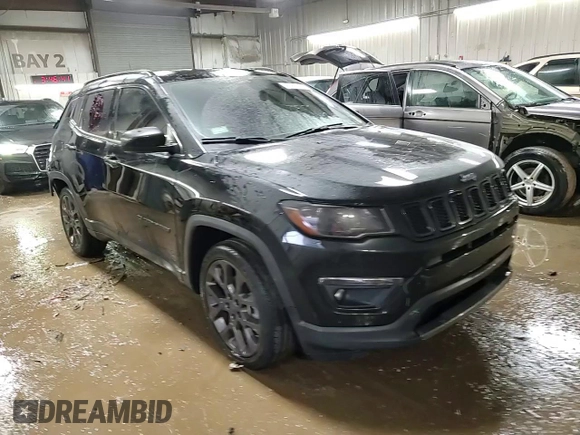 2021 Jeep Compass 80th Anniversary with VIN 3C4NJCEBXMT511903, listed as a Copart auction lot 43438945 with 32,852 mi miles and Salvage Title. Bid and sale history available at carsss.com. Image 14.