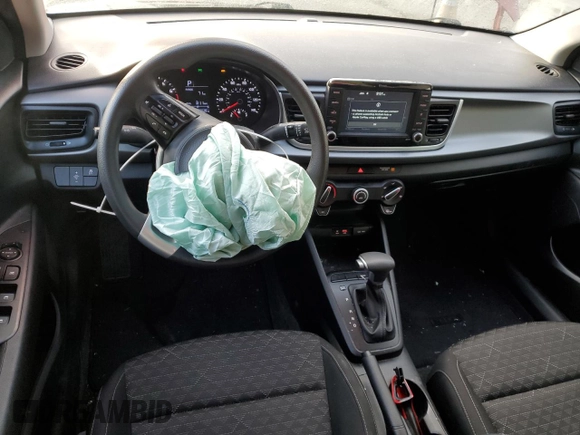 2019 Kia Rio S with VIN 3KPA24AB0KE207732, listed as a Copart auction lot 41453155 with 35,639 mi miles and Salvage Title. Bid and sale history available at carsss.com. Image 8.