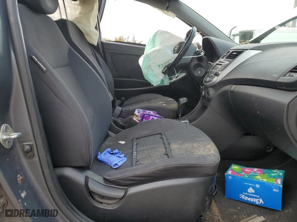 2013 Hyundai Accent SE with VIN KMHCU5AE7DU074888, listed as a Copart auction lot 50087305 with 166,406 mi miles and Salvage Title. Bid and sale history available at carsss.com. Image 7.