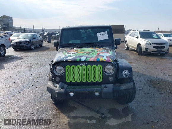2017 Jeep Wrangler Unlimited Sahara with VIN 1C4BJWEG5HL520140, listed as a IAAI auction lot 41708084 with 74,906 mi miles. Bid and sale history available at carsss.com. Image 13.