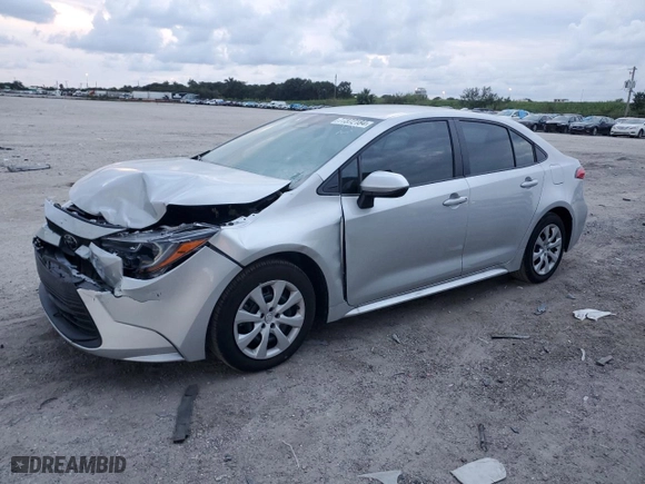 2024 Toyota Corolla LE with VIN 5YFB4MDEXRP203040, listed as a Copart auction lot 77372184 with 1,834 mi miles and Salvage Title. Bid and sale history available at carsss.com. Image 1.