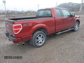 2014 Ford F-150 XL with VIN 1FTFX1EF0EKE42992, listed as a IAAI auction lot 41568048 with 156,499 mi miles. Bid and sale history available at carsss.com. Image 4.