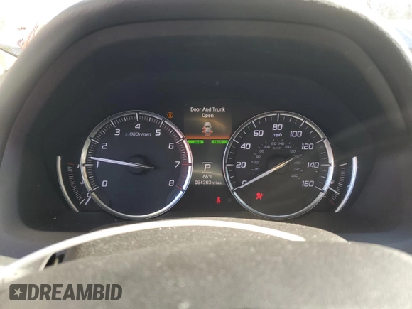 2020 Acura TLX with VIN 19UUB1F30LA006271, listed as a Copart auction lot 43002645 with 84,303 mi miles and Salvage Title. Bid and sale history available at carsss.com. Image 9.