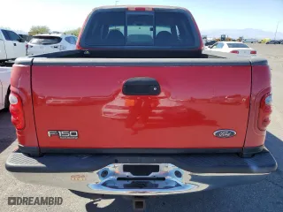 2001 Ford F-150 SuperCrew XLT with VIN 1FTRW08L51KE67795, listed as a Copart auction lot 75872894 with 0 mi miles and Salvage Title. Bid and sale history available at carsss.com. Image 6.